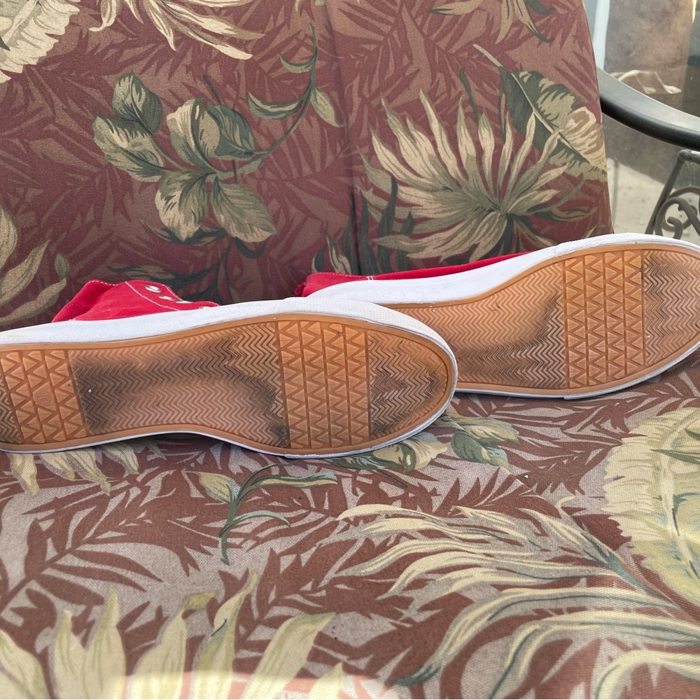 Target Red High-Top Sneakers - Picture 6 of 7